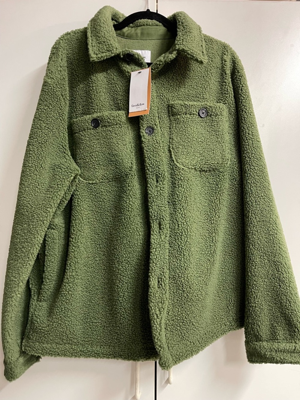 Goodfellow & Co Olive Green Sherpa Jacket